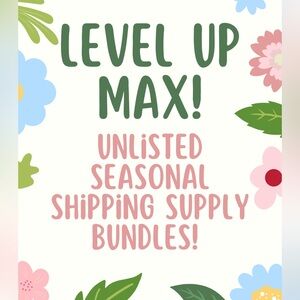 Unlisted Shipping Supply Bundles for Live Shows!